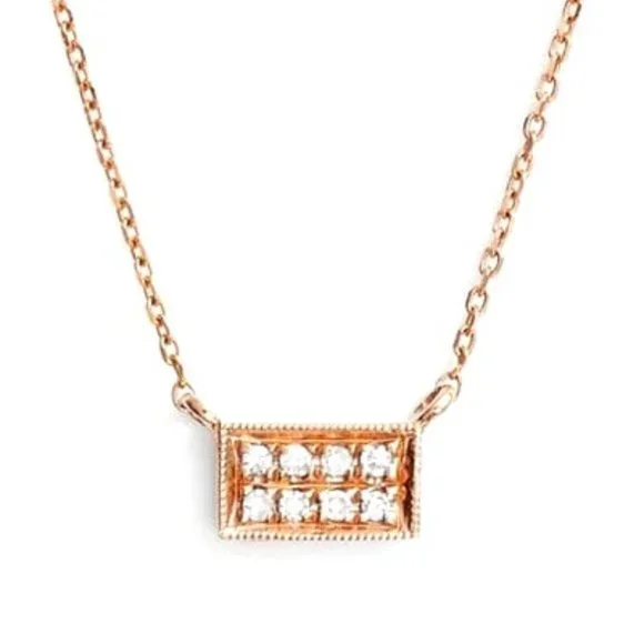 Dana Rebecca Katie Z Pendant | Rose Gold - Picture 1 of 7